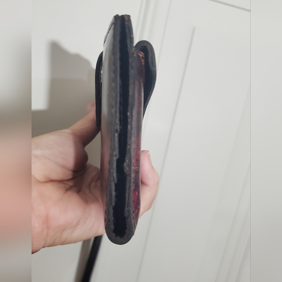 Patricia Nash Leather Valentia II Wallet Wristlet Vintage Floral Brocade EUC - Picture 7 of 16